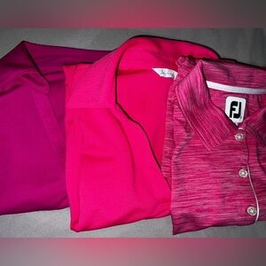 Bundle (3) Woman’s Golf Shirt Lady Hagen, FootJoy